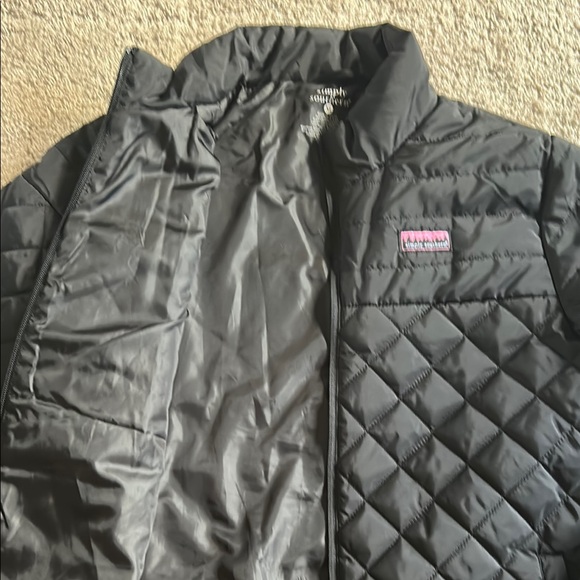 Simply Southern Black Quilted Jacket | Women’s Size XL | Zip-Up Lightweight Coat - Picture 6 of 10